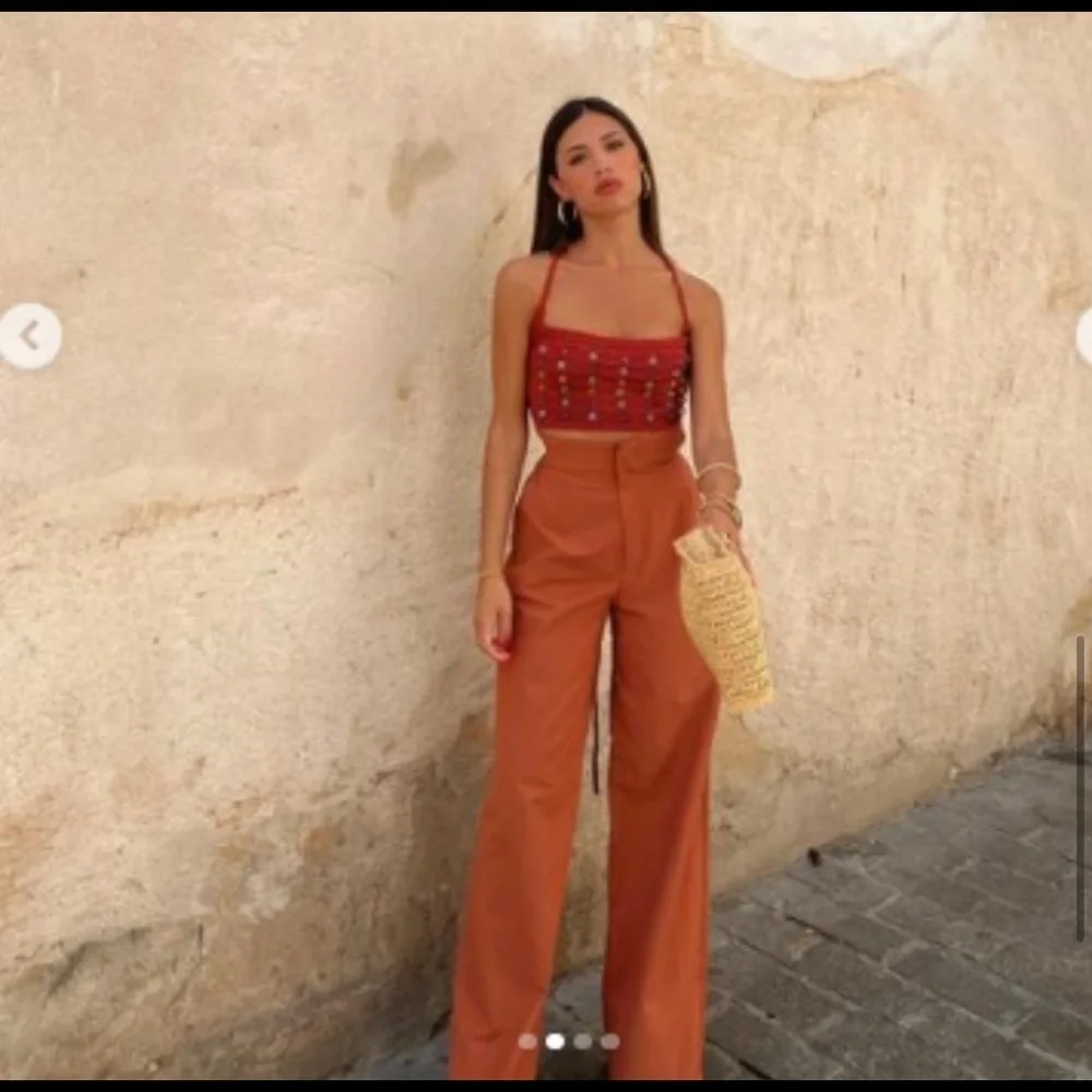 BLOGGERS FAV Zara linen blend pants trousers